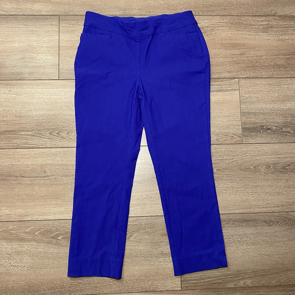 Royal blue stretchy pants